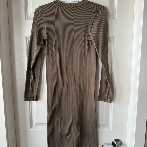 Only Taupe Ribbed Knit Top - Picture 3 of 3